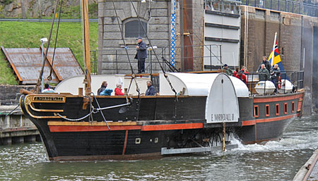Le bateau à vapeur à roues Eric Nordevall II. Photo : Thomas Valeklint – Valeklint foto.