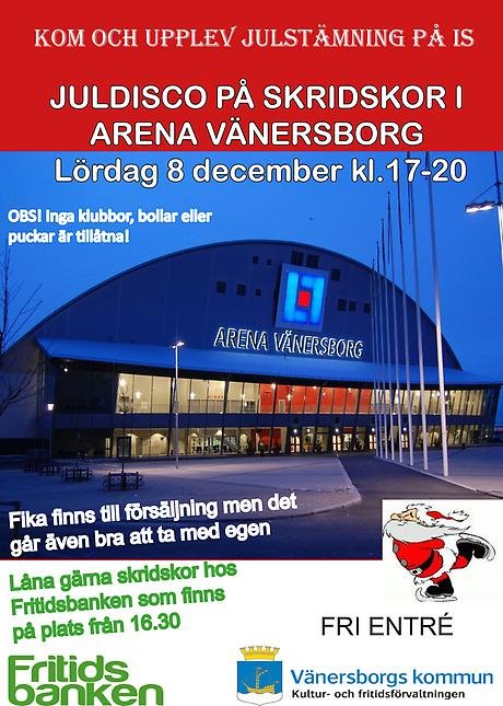 Juldisco i Arena Vänersborg