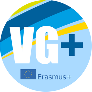 VG+ Erasmus+ logotyp